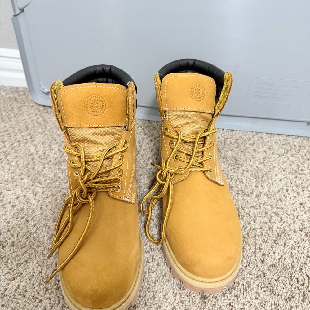 Like Timberland Men's Wheat Lace-Up Boots Jacata Brand